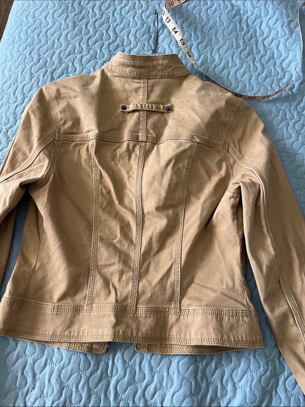 Cotton Jean Jacket in Khaki - Unbranded - Picture 7 of 7